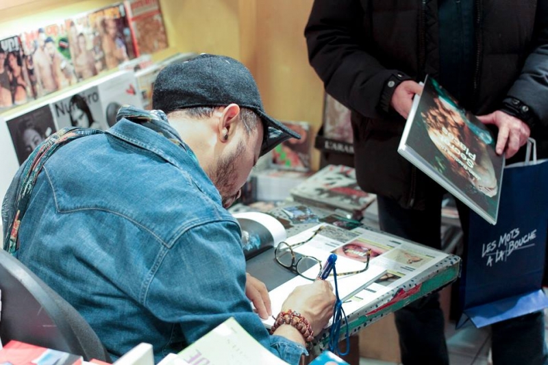 &laquo;&nbsp;Secret Places&nbsp;&raquo; Book signing at Les Mots à la Bouche (Paris)